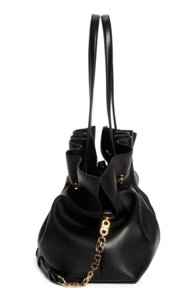 Ferragamo Women's Soft-bag Small Leather In Nero