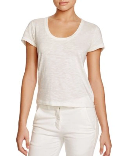 Moncler Scoop Neck T-shirt In White