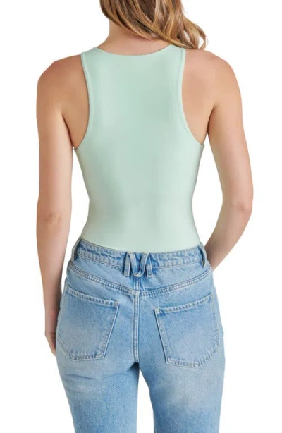 Steve Madden Nico Sleeveless Bodysuit In Mint