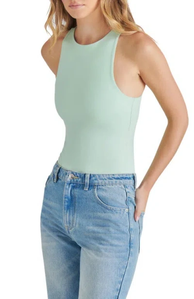 Steve Madden Nico Sleeveless Bodysuit In Mint