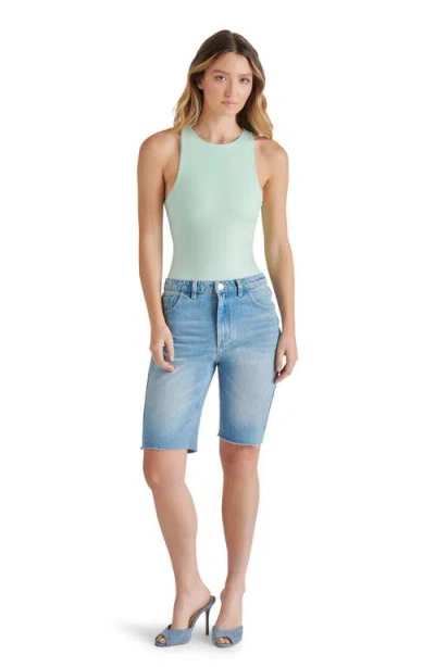 Steve Madden Nico Sleeveless Bodysuit In Mint