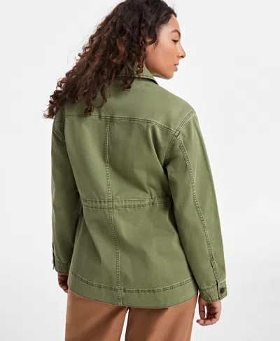 On 34th Women's Easy Utility Jacket, Exclusively At Macy's In Olivine