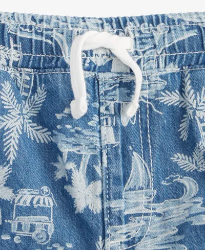 Macy's Epic Threads Little & Big Boys Pull-on Printed Cotton Shorts, Exclusively At  In Shore Wash