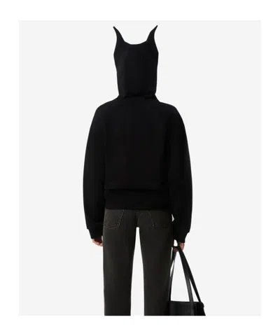Coperni Horn Hoodie In Black