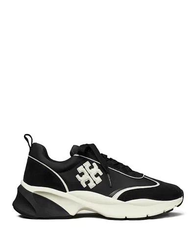 Tory Burch Good Luck Traine Sneakers In Perfect Black