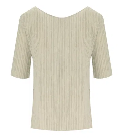 Mm Max Mara Max Mara Caraibi Beige Blouse In Beige