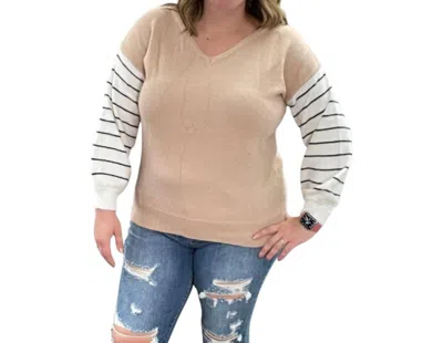 Blakeley Nora Sweater In Tan In Multi