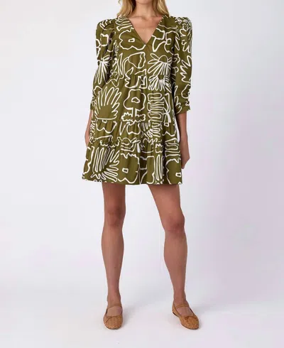 Crosby By Mollie Burch Indie Dress In Floral Studies In Multi