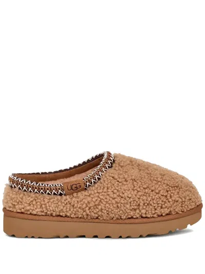 Ugg 20mm Tasman Maxi Curly Loafers In Brown