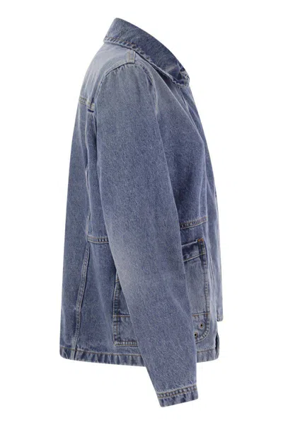 Fay 3 Ganci Jackets Light Blue In Blue