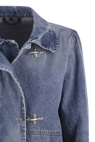 Fay 3 Ganci Jackets Light Blue In Blue