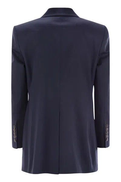 Saulina Antonia Single Breasted Jacket In Blue