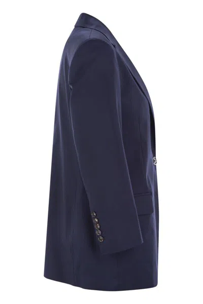 Saulina Antonia Single Breasted Jacket In Blue