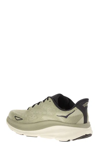 Hoka One One Clifton 9 - Breathable Sports Shoe In Green