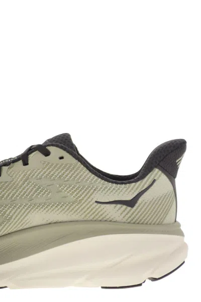 Hoka One One Clifton 9 - Breathable Sports Shoe In Green