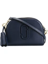 Marc Jacobs Shutter Small Leather Camera Bag In Midnight Blue