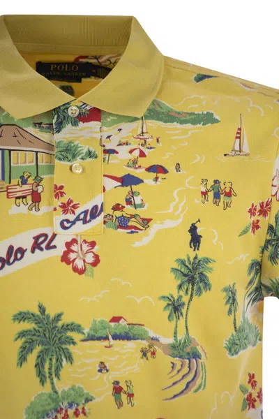 Polo Ralph Lauren Polo À Motif In Yellow