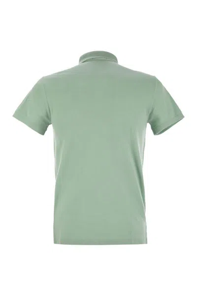 Polo Ralph Lauren Slim-fit Pique Polo Shirt In Water Green