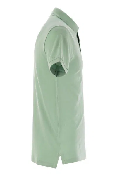 Polo Ralph Lauren Slim-fit Pique Polo Shirt In Water Green