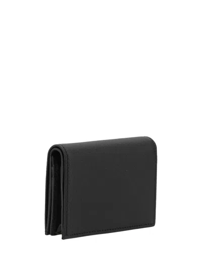 Valentino Vlogo Bi-fold Wallet In Black