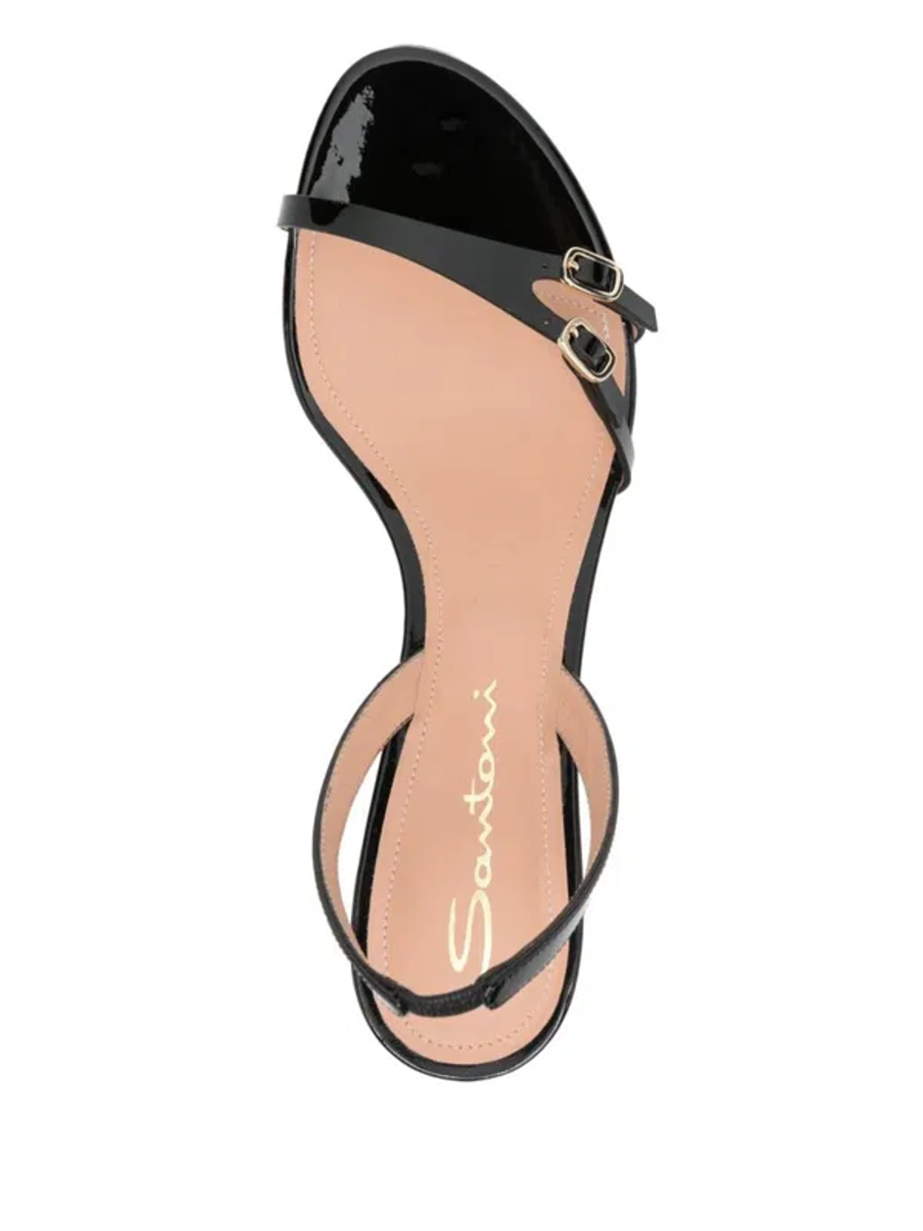 サンダル・ミュール Santoni Black Leather Virna Sandals 246987839?w=1024