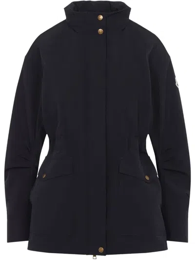 Moncler Logo-patch Jacket In Black