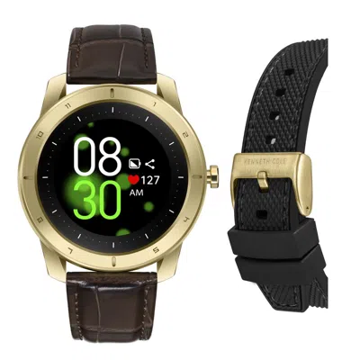 Kenneth Kole Black Silicone Men's Watch In Black