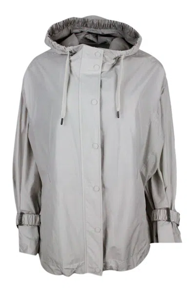Brunello Cucinelli Jackets In Grey Plaster