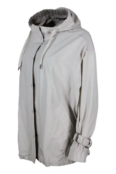 Brunello Cucinelli Jackets In Grey Plaster