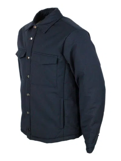 Onthebund Jacket In Dark Blu