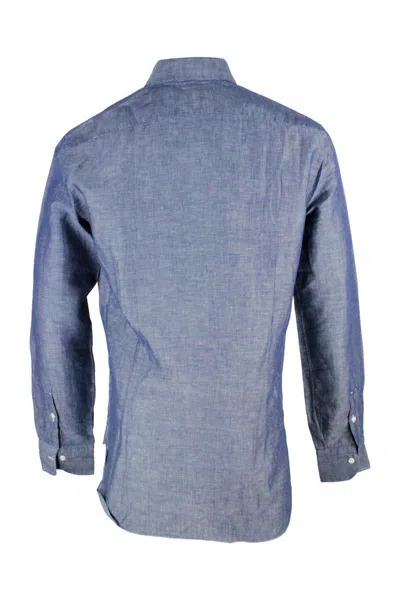 Barba Napoli Barba Shirts In Navy