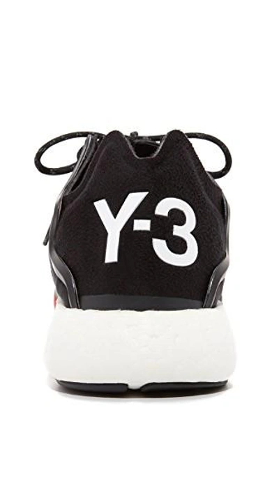 Shop Y-3 Yohji Runner Sneakers In Detritus/core Black/white