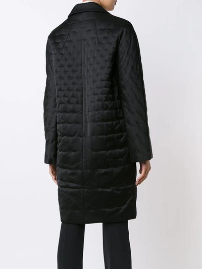 Shop Maison Margiela Stitch Detail Coat