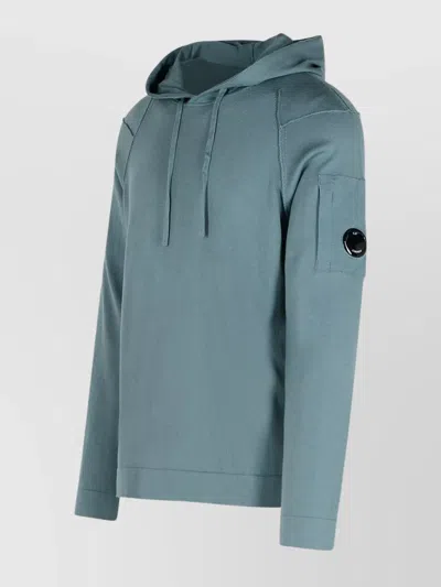 C.p. Company Cotton Sweatshirt Hooded Design Long Sleeves