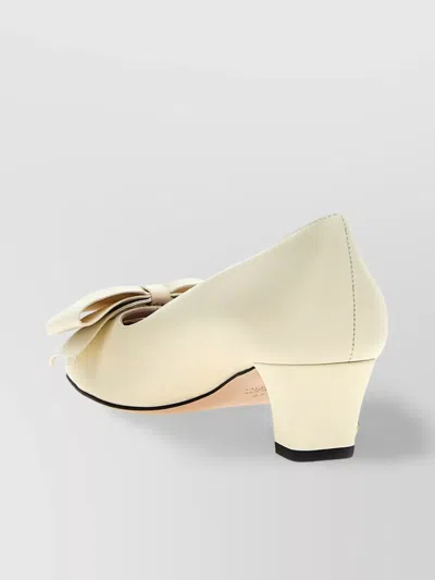 Valentino Garavani Bowow Pumps In Yellow