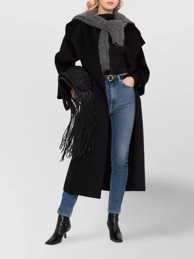 Totême Toteme Signature Wool And Cashmere Coat In Black