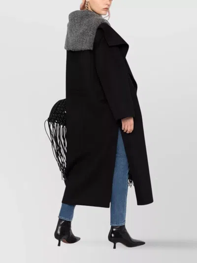 Totême Toteme Signature Wool And Cashmere Coat In Black