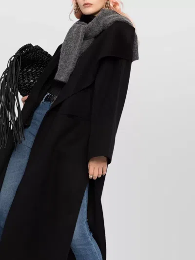 Totême Toteme Signature Wool And Cashmere Coat In Black