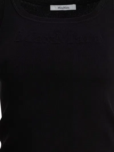 Max Mara Fitted Sleeveless Top With Ribbed Texture