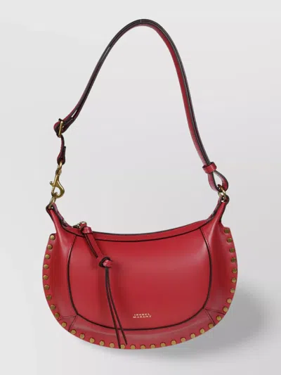 Isabel Marant Étoile Moon Gz Shoulder Bag With Adjustable Strap And Studded Detailing