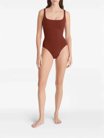 Eres Arnaque Swimsuit In 褐色