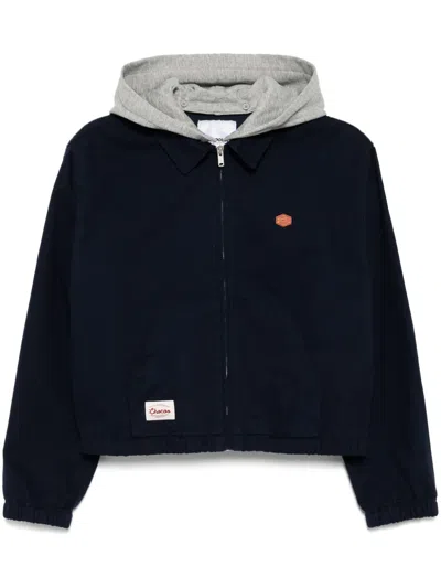 Chocoolate Layered Hooded Jacket In 蓝色