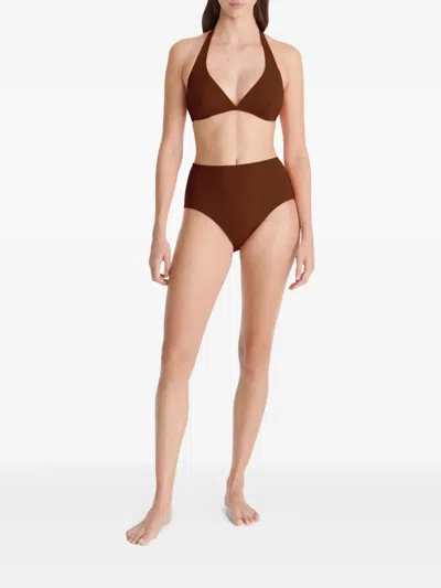 Eres Initiale Bikini Top In 褐色