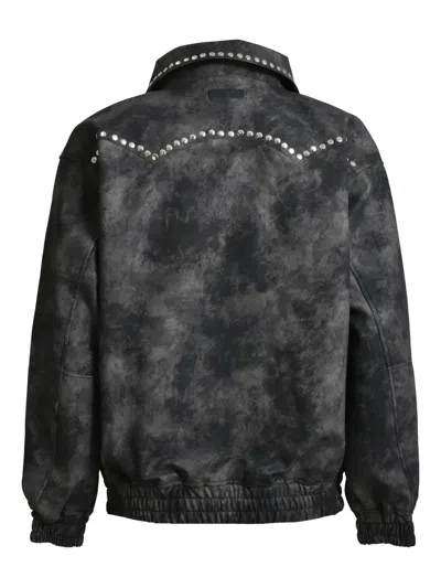 Breath Stud-embellished Jacket In 黑色