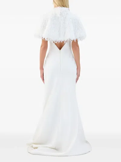 Unreal Fur Faux-fur Cape In 白色