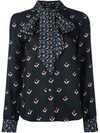 MARC JACOBS mixed floral print shirt,DRYCLEANONLY