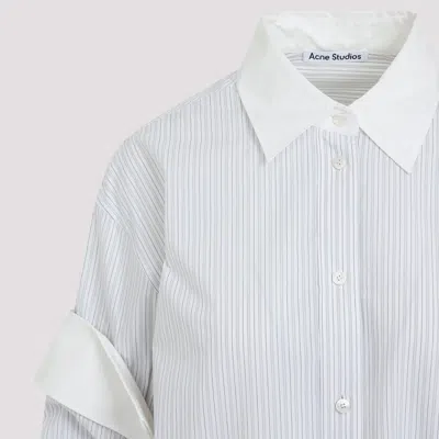 Acne Studios Button-up Layered Shirt In White