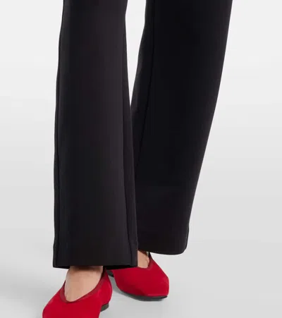 S Max Mara Weite Hose Grana Aus Einem Baumwollgemisch In Schwarz