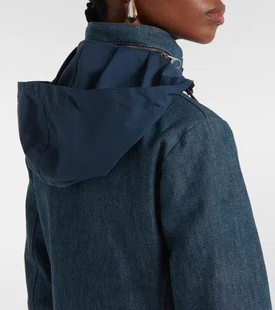 Loro Piana Long-sleeved Jacket In Blue