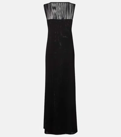 Khaite Ruslan Maxi Dress In Black